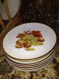 Bavarian salad/dessert plates
