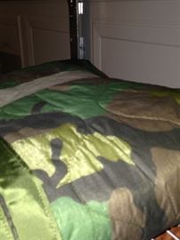 Camo sleeping bag