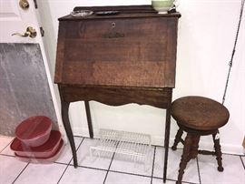 Sunday price for the secretary $47.50 - piano stool has sold