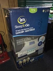 King bed in a box- brand new $122.50