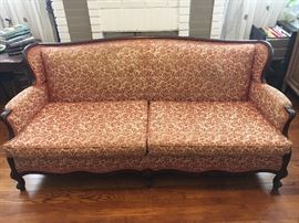Antique couch - includes custom made cover- Sunday Price $75