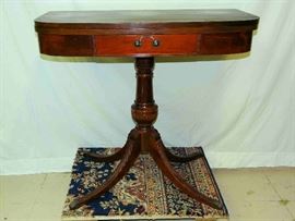 Duncan Phyfe style Mahogany Game Table
