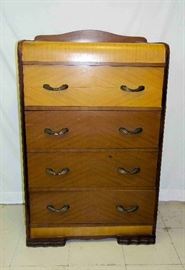 Art Deco Waterfall Chest of Drawers