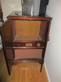 Old radio cabinet