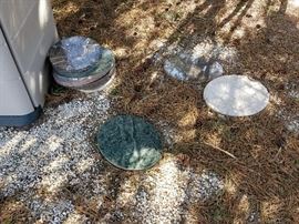 Marble stepping stones