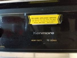 Kenmore washer