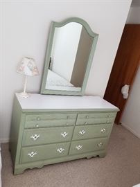 Solid wood dresser & nightstand