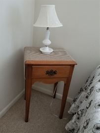 Solid wood nightstand