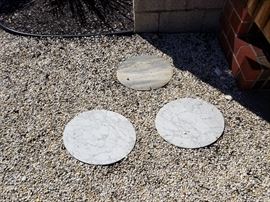 Marble stepping stones