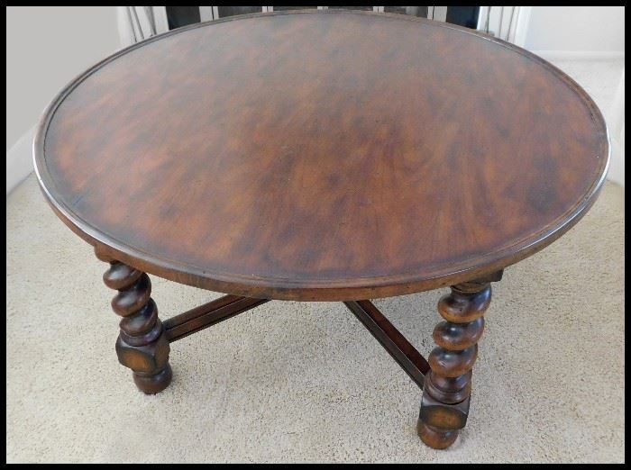 Coffee table 41.5 inches round X 22 inches tall