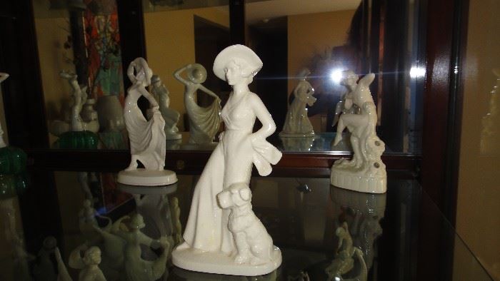 Art Deco Lady Figurines