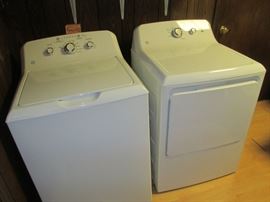 GE Electric washer and dryer (model #GTW330ASK0WW & #GTD33EASK0WW)