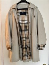 Burberry Raincoat. Nearly new.