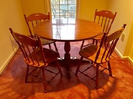 Ethan Allen table and 4 chairs