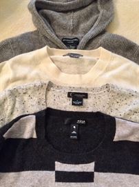 More cashmere! C by Bloomingdales, AQUA, Sutton Studio and more.