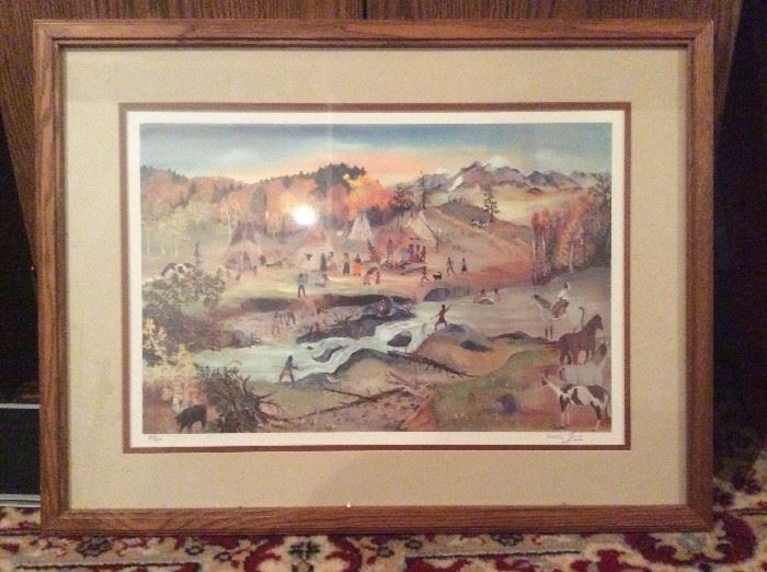 Indian Summer' Lithograph by Will Moses (#272/1000)
https://www.ctbids.com/#!/description/share/7212