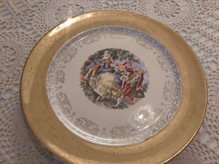 Collector Plate Crest o Gold warranted 22K  http://www.ctonlineauctions.com/detail.asp?id=696086