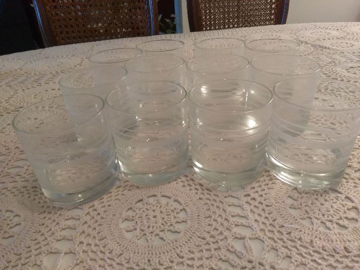 12 drinking Glasses  http://www.ctonlineauctions.com/detail.asp?id=696768