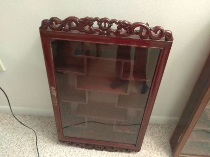 Wooden Shadow Box Wall Unit  http://www.ctonlineauctions.com/detail.asp?id=696782