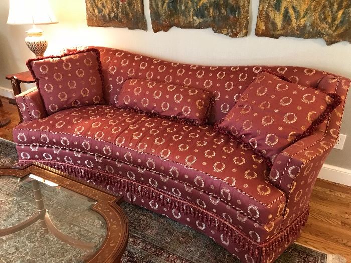 Coucill Kidney shaped Sofa ==>$750
