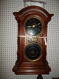 antique clocks, oak clocks, level wind, regulator, wall clocks