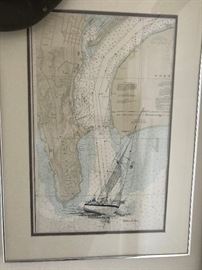 Boat on Map $125
