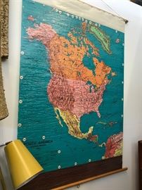 Wall Map of North America $180