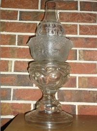 One of several oil lamps