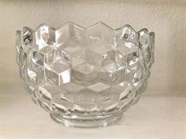 Large deep Fostoria American bowl