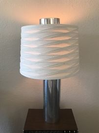 Mid century chrome touch lamp