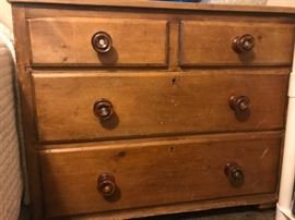 Antique pine chest