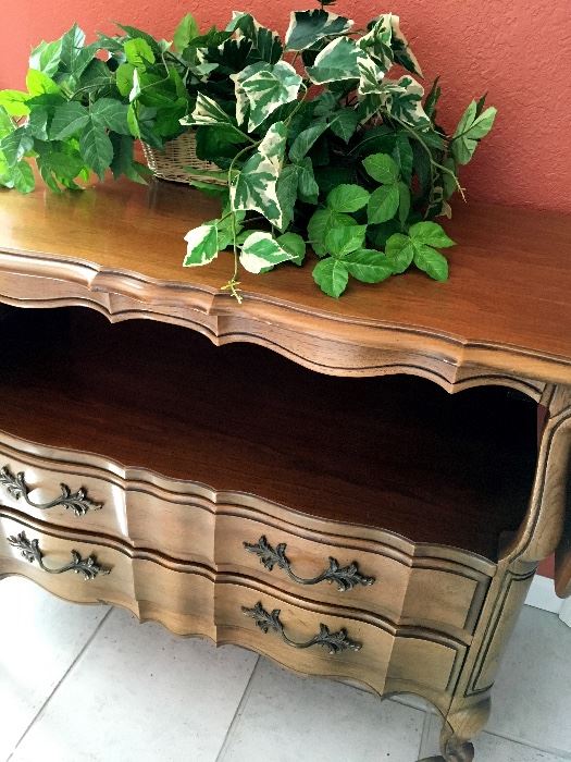 and A Matching Thomasville Rolling Drop Leaf Buffet...