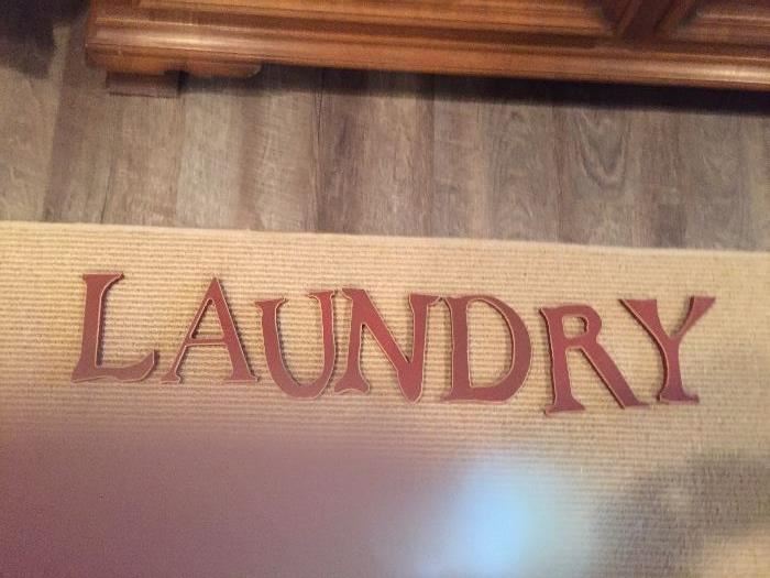 Laundry letters