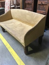 Great lines on this antique sofa