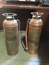 Copper/Brass fire extinguishers 