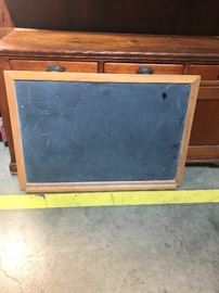 Old heavy Chalk board
