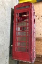 Cast iron English K6 telephone booth/box....rare model