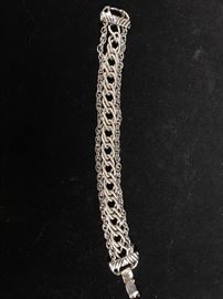 045b Goldette Silver Bracelet