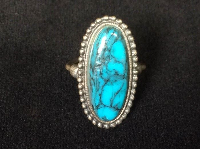 185 Turquoise And Silver