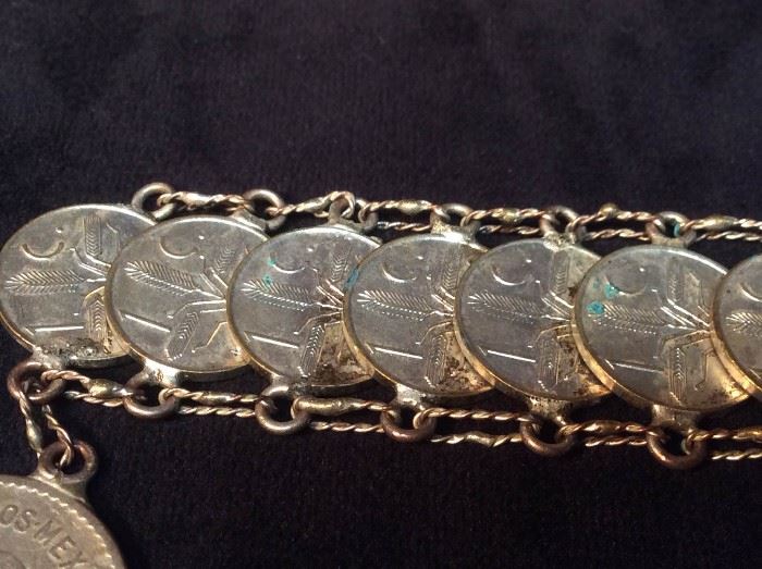 1943 Silver Coin Bracelet