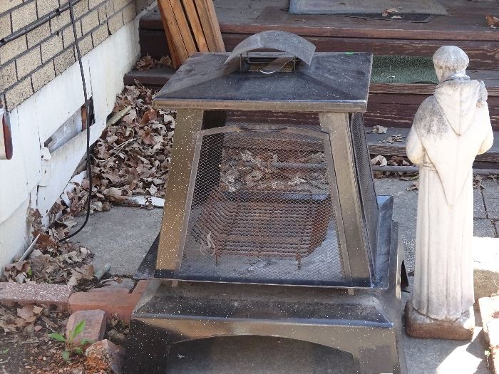 char broil outdoor firewood heater