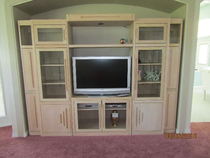 INCREDIBLE ENTERTAINMENT CENTER .. IT HOLDS IT ALL.. GREAT PRICE