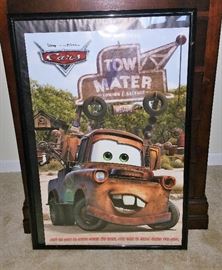 "MATER" poster in bunk room