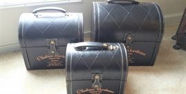 leather boxes - decor