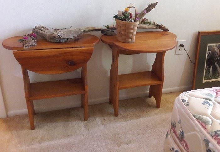 matching fold down tables/end tables