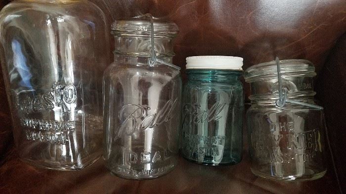 antique canning jars