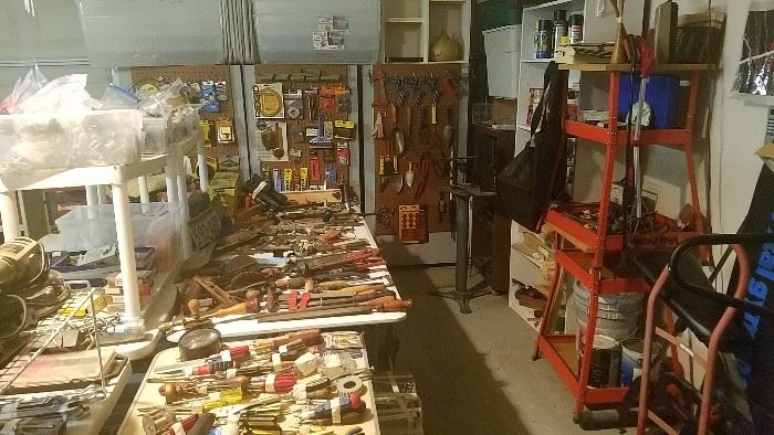 tools, garage shelving