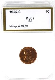 coin graded penny