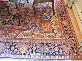 Rug measures approx 9' X 11'