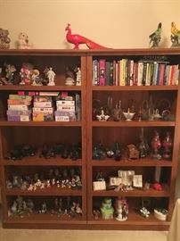 Beautiful bookcases with Puzzles, Games, Books, Collectibles!